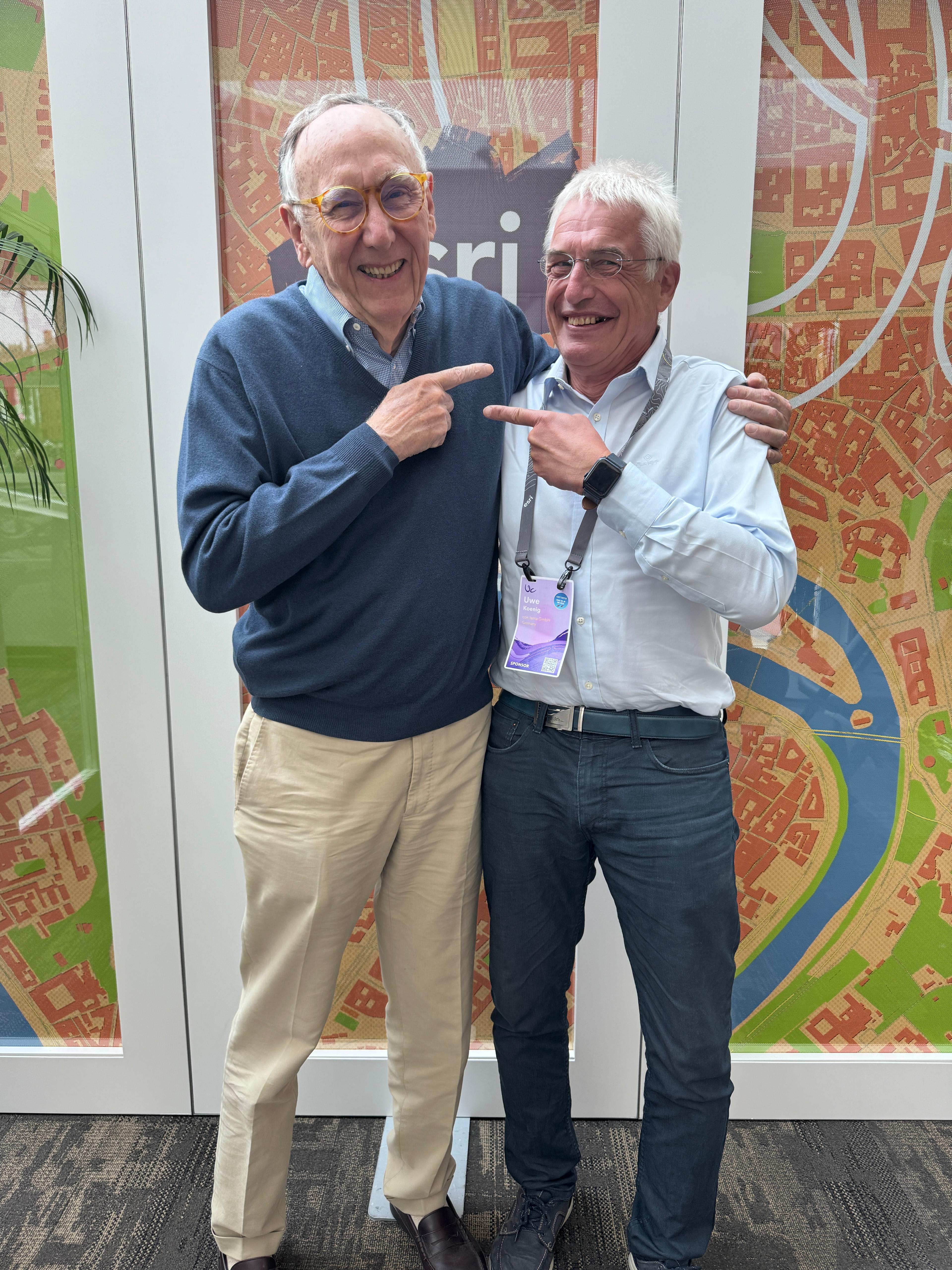 Jack Dangermond und Uwe König
