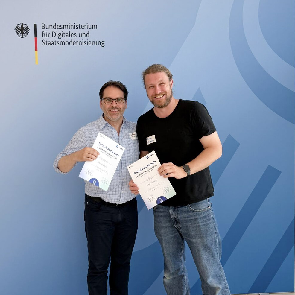 Als Vertreter des SAIN MS mit dabei: Marc Kleemann und Dr. Thore Fechner