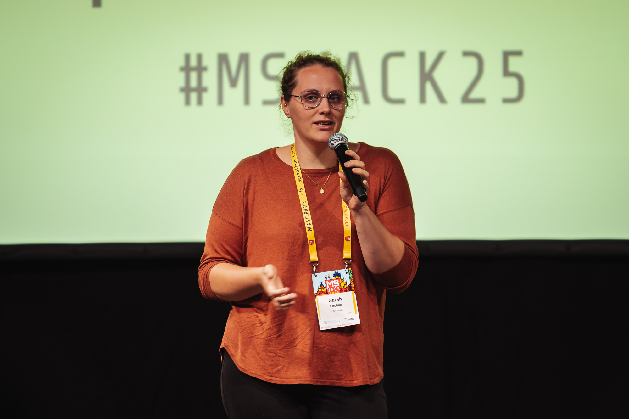 Sarah Lechler beim Münsterhack 2025