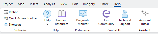 Assistant Bereich öffnen