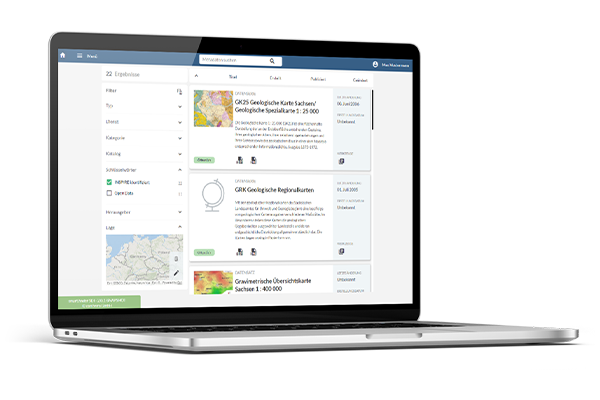 smart.finder SDI Intuitives Metadatenmanagement
