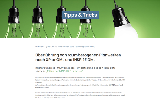 Tipps und Tricks XPlan