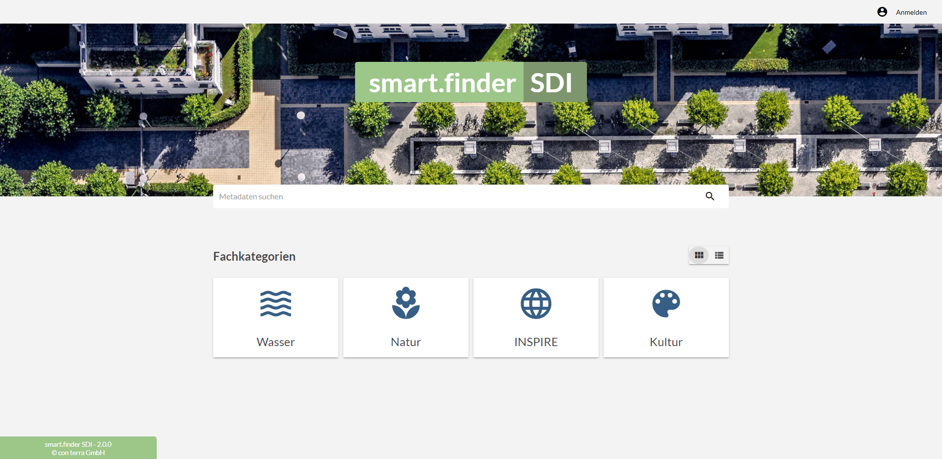 smart.finder SDI Startseite