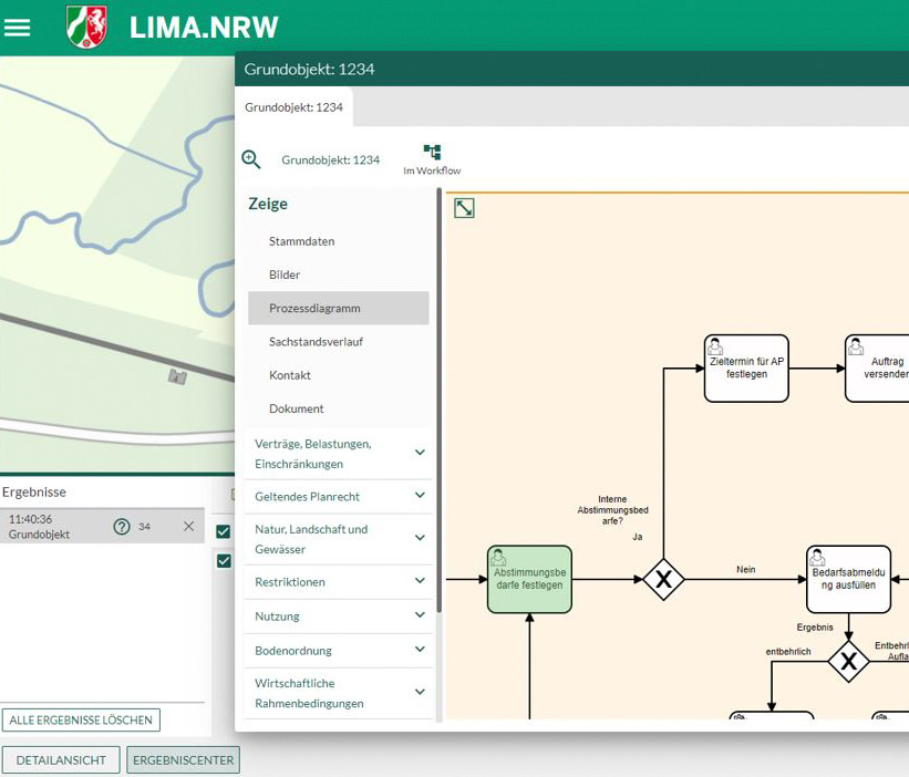 Screenshot LIMA.NRW