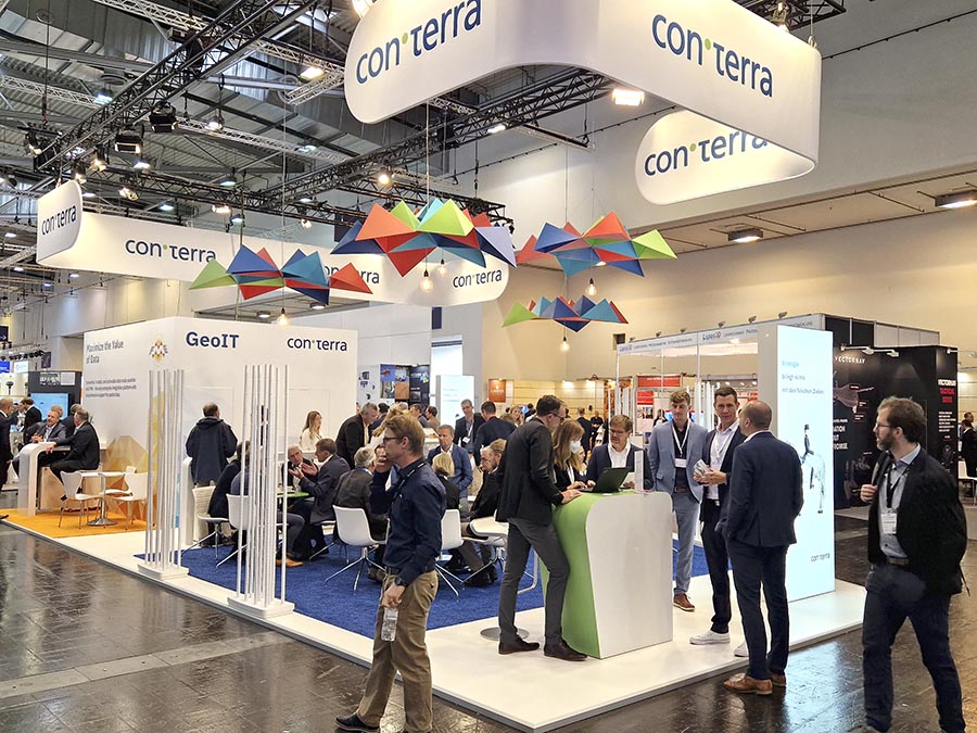 Messestand der con terra