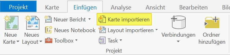 Karte importieren