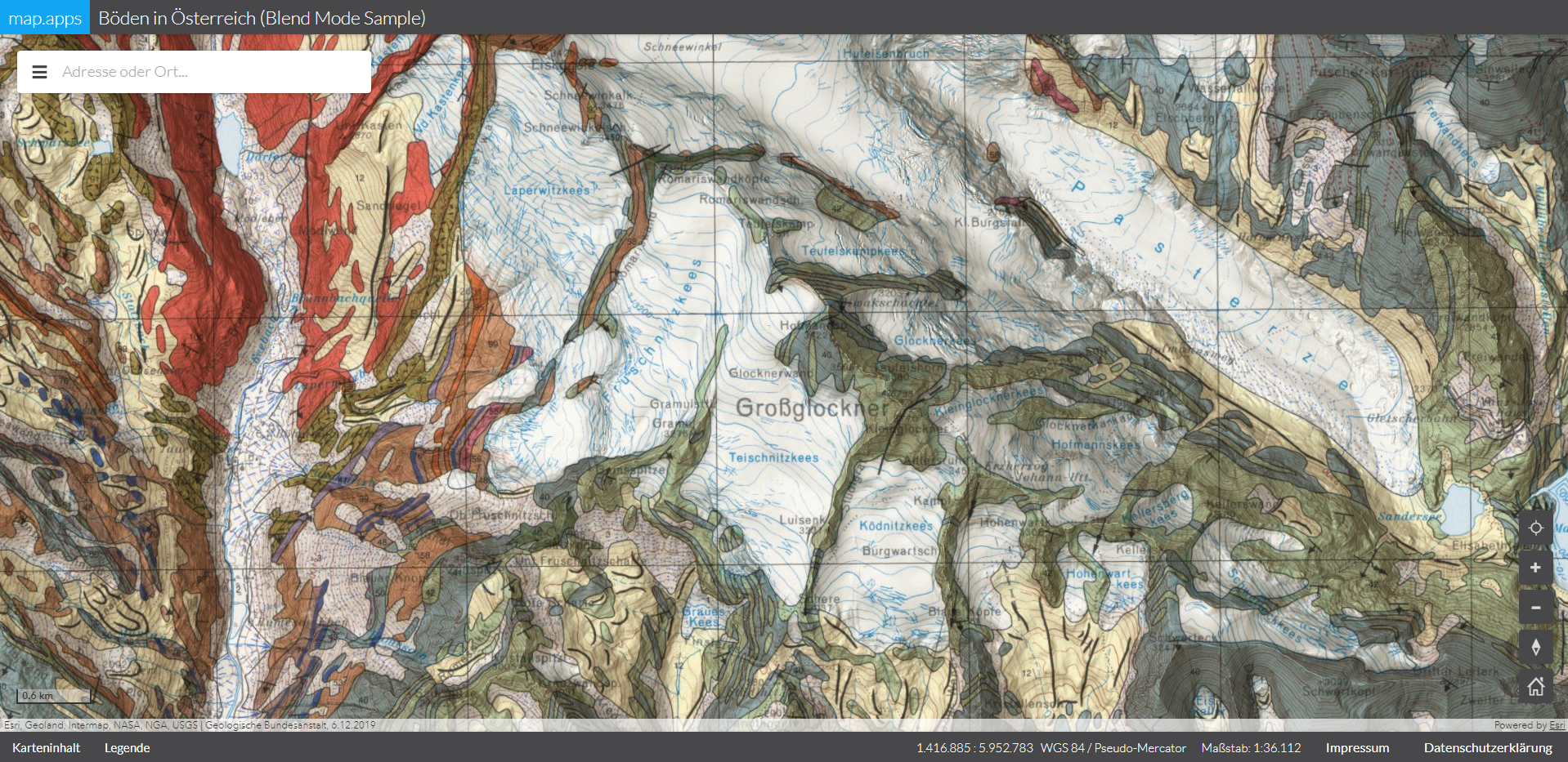 ArcGIS Layer Blending in map.apps