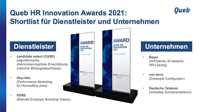 Queb Awards. Quelle: https://www.queb.org/blog/queb-hr-innovation-awards-2021-shortlister/